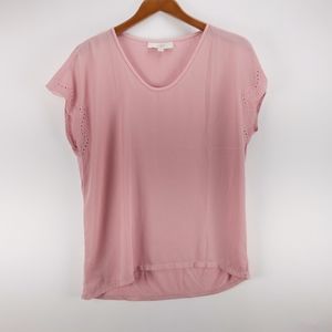 3/$25 LOFT Ann Taylor Pink Flowy Blouse Top